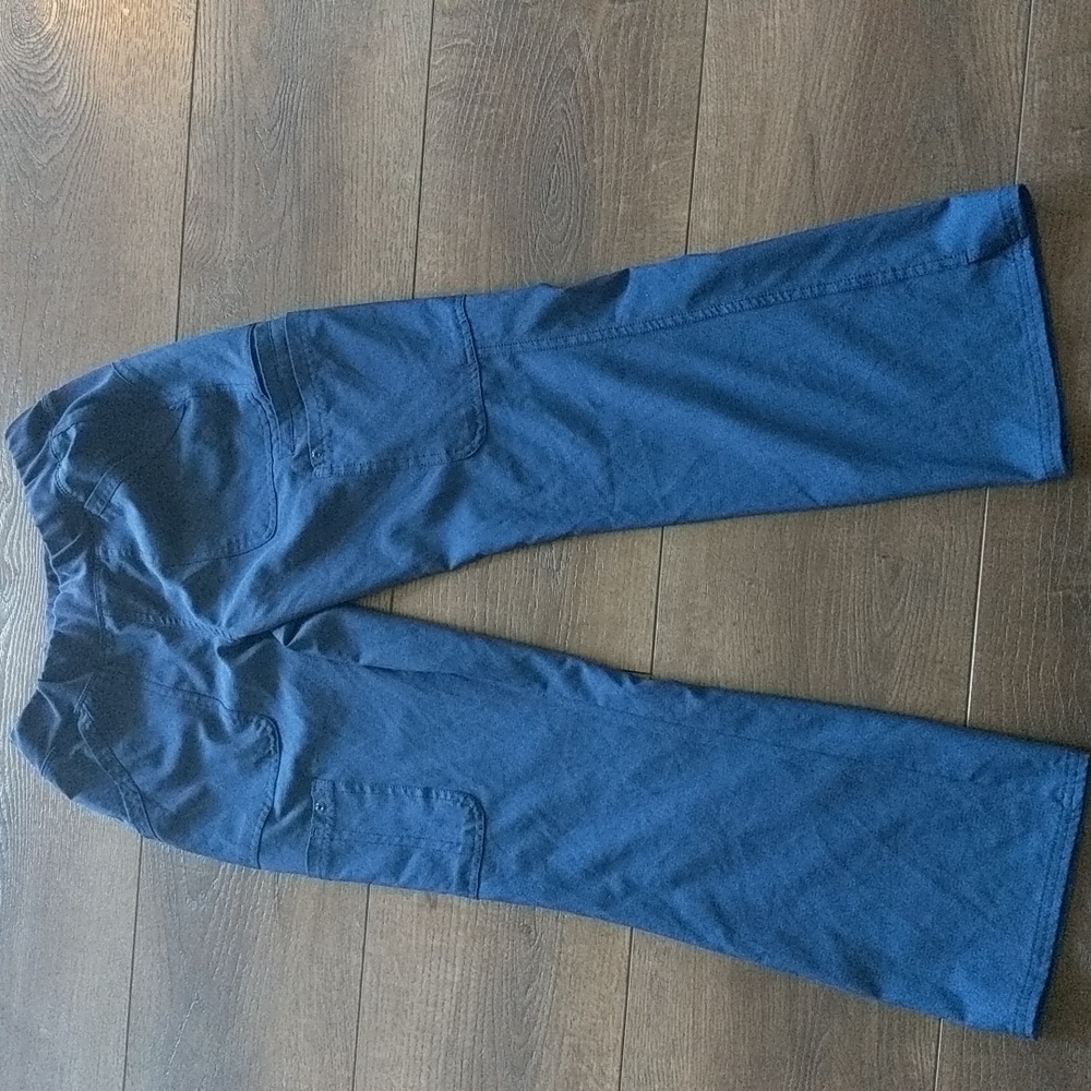 Heart Soul Blue Scrub Pants XS Tall